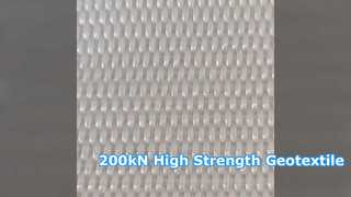 Géotextile tissé haute résistance 200 kN pour le renforcement du sol