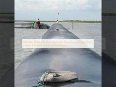 Tubes de déshydratation géotextiles pour filtration d'eau efficace, longueur 50,5 m, excellente résistance chimique