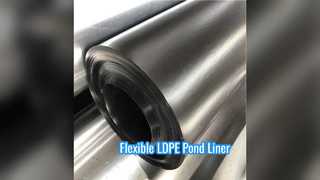 Revêtement d'étang flexible en LDPE pour l'aquaculture 0 1 mm à 0 5 mm
