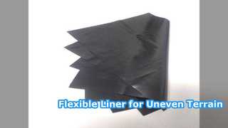 Géomembrane flexible LLDPE LDPE pour terrains irréguliers