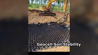 Stabilisation des sols par géocellules HDPE ASTM ISO