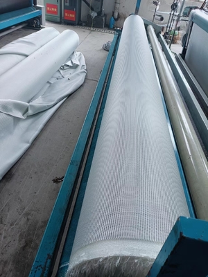 BLANC 800KN/m géotextile tissé Faibles pertes de construction et d'installation