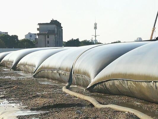 Tubes de déshydratation géotextiles de 1,8 m de hauteur offrant une circonférence de 12,6 m et une résistance à la traction de 200 200 kN, conçus pour l'élimination de l'eau