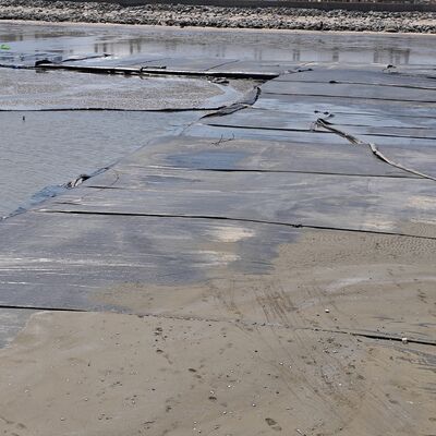 Tubes de déshydratation géotextile à haute perméabilité pour les projets de traitement des boues municipales