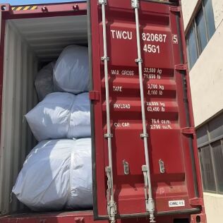 Tube de asséchage de géotextile tissé résistant à hautes températures pour la asséchage de boues d'huile de palme