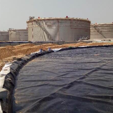 Revêtement de géomembrane HDPE pour réservoirs de stockage d'eau agricole