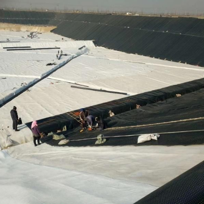 Tapis non tissé résistant de protection de géotextile de fibre courte résistant à la perforation pour la défense de pente de remblai de rivière