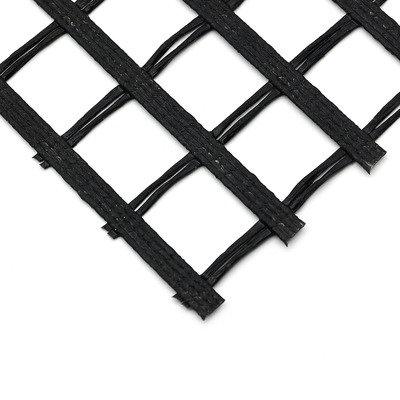 120kn l'ANIMAL FAMILIER Geogrid déforment le PVC de tricotage de revêtement de polyester de renfort de pente