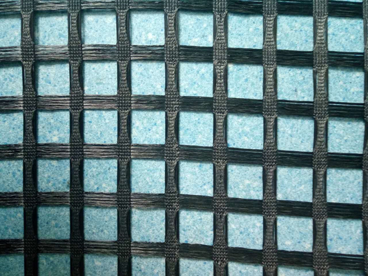 Stabilisation au sol Mesh Fiberglass Geogrid Alkali Resistant de trottoir de ciment
