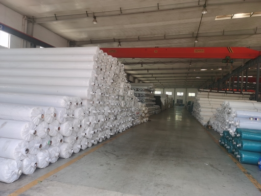 BLANC 800KN/m géotextile tissé Faibles pertes de construction et d'installation