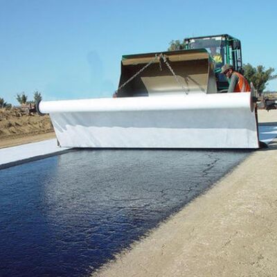 Bonne Filtration Écologique 150g 200g 300g PET Fibre Longue Aiguilleté Non Tissé Géotextile pour Protection de Talus Côtier