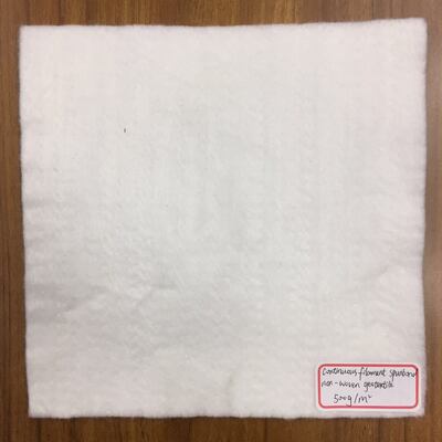 Géotextile non-tissé à fibres longues et haut module pour le support de fondations à forte charge