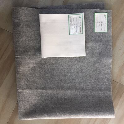Géotextile non-tissé en polyester aiguilleté de 200g 250g pour drainage de mur de soutènement