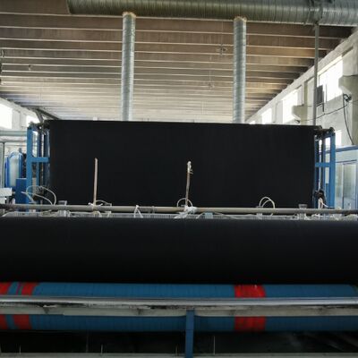 Géotextile non-tissé en polyester aiguilleté de 200g 250g pour drainage de mur de soutènement