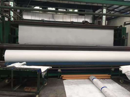 Géotextile non tissé en PET à résistance isotrope pour le renforcement multidirectionnel des sols