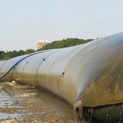 Tube de asséchage de géotextile tissé résistant à hautes températures pour la asséchage de boues d'huile de palme
