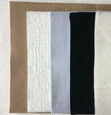 Tissu géotextile non tissé en fibres courtes perforées à l'aiguille de qualité supérieure pour la stabilisation du sol