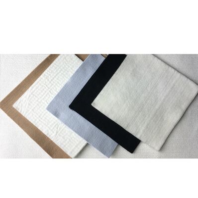 Tissu géotextile non tissé en fibres courtes perforées à l'aiguille de qualité supérieure pour la stabilisation du sol