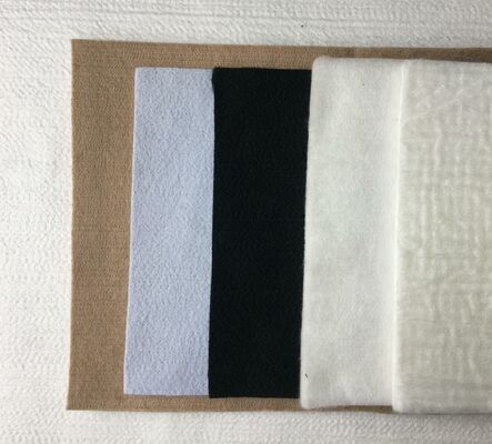 Tissu géotextile non tissé en fibres courtes perforées à l'aiguille de qualité supérieure pour la stabilisation du sol