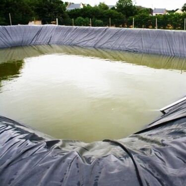 Revêtement de géomembrane HDPE sans danger pour les poissons pour réservoirs d'irrigation agricole d'étang