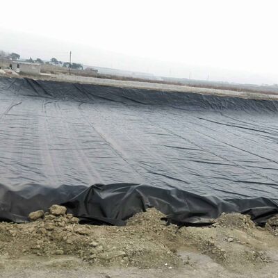 Résistant à l'eau, revêtement d'étang géomembrané en PEHD destiné à l'aquaculture commerciale du poisson et de la crevette