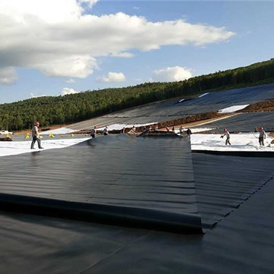 Revêtement imperméable de géomembrane de HDPE de barrière pour les lagunes industrielles de produits chimiques et d'eaux usées