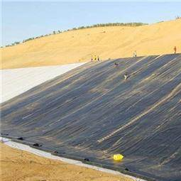 Revêtement imperméable de géomembrane de HDPE de barrière pour les lagunes industrielles de produits chimiques et d'eaux usées