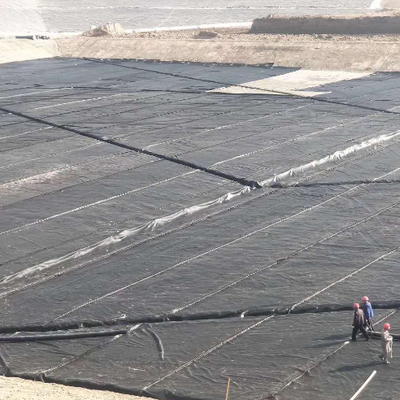 Revêtement imperméable de géomembrane de HDPE de barrière pour les lagunes industrielles de produits chimiques et d'eaux usées