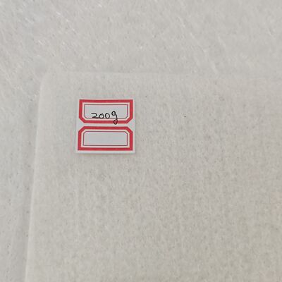 Tissu géotextile non tissé perméable à fibres courtes pour le jardin sur le toit et le drainage paysager