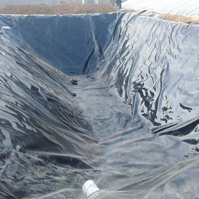 Canal d'irrigation rayant le revêtement de géomembrane de HDPE pour les canaux de conservation de l'eau