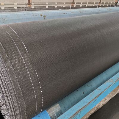 Tissu géotextile tissé pour la stabilisation des routes de boue des camions