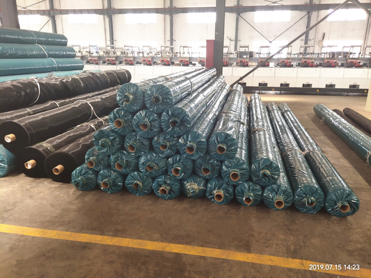 10% d'allongement Tissu géotextile tissé PET / PP parfait polyester / polypropylène