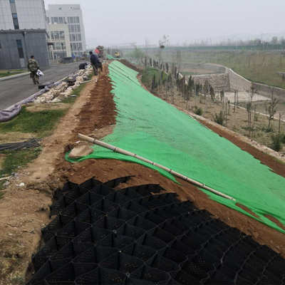 Le HDPE Geocell d'allée a rectifié des murs de soutènement de Geocell de stabilisation de sol de machine à paver de grille