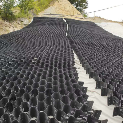 Le HDPE Geocell d'allée a rectifié des murs de soutènement de Geocell de stabilisation de sol de machine à paver de grille