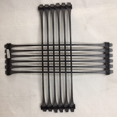 Grille de stabilisation de Geogrid Mesh Uniaxial Geogrid Universal Soil de plastique de HDPE de pp