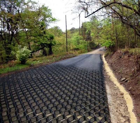 Texturisé et perforé gravelez le HDPE Geocell de grille pour la construction de routes