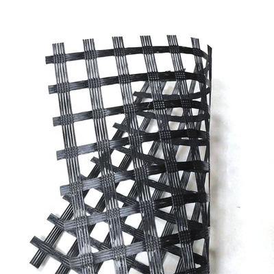 Fibre de verre résistante Mesh Geogrid Roll Biaxial Triaxial d'alcali de carbone