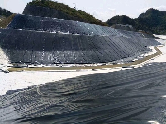 décharge d'exploitation de pisciculture du film ISO9001 de PVC Geomembrane de 1.5mm 2mm Plastik
