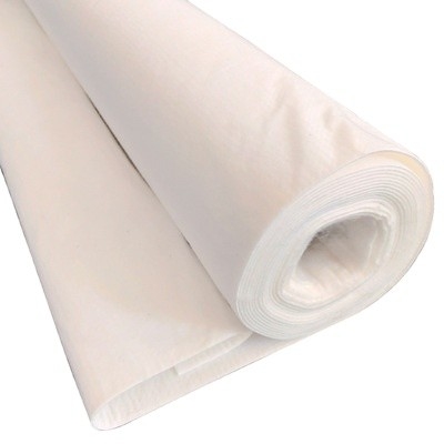 Tissu non tissé 150GSM blanc de drainage de géotextile de polyester