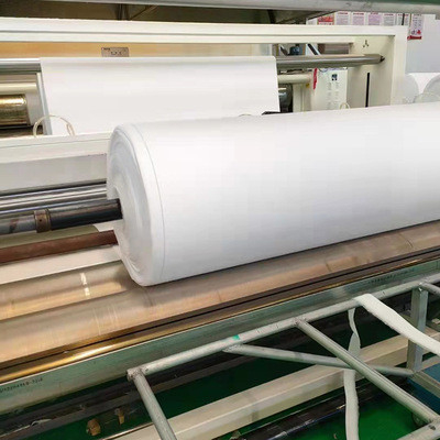 Tissu non tissé 150GSM blanc de drainage de géotextile de polyester