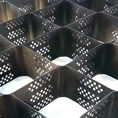 Le HDPE noir Geocell de gravier de construction de routes de rampe a stabilisé